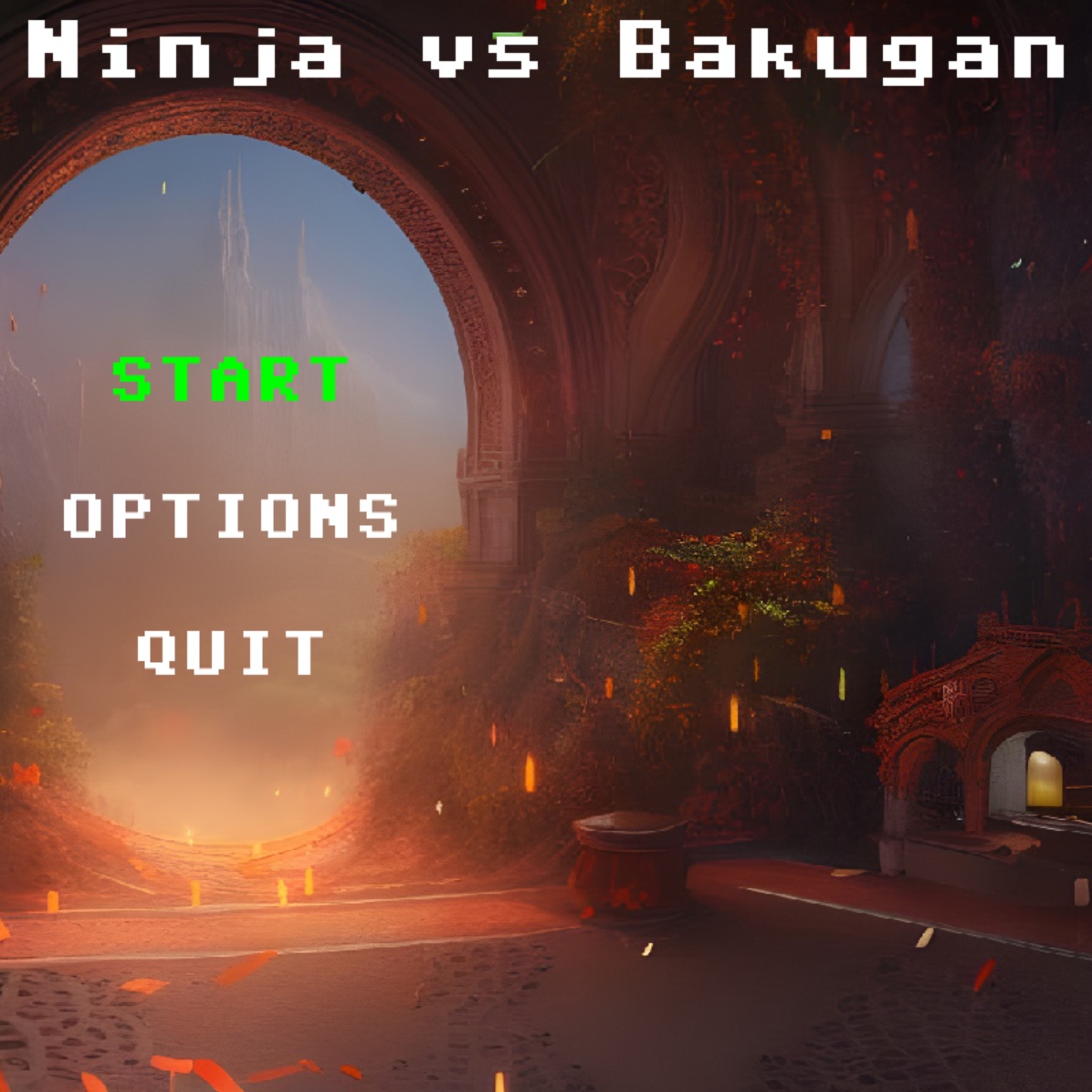Ninja vs. Bakugan - Game with pygame
