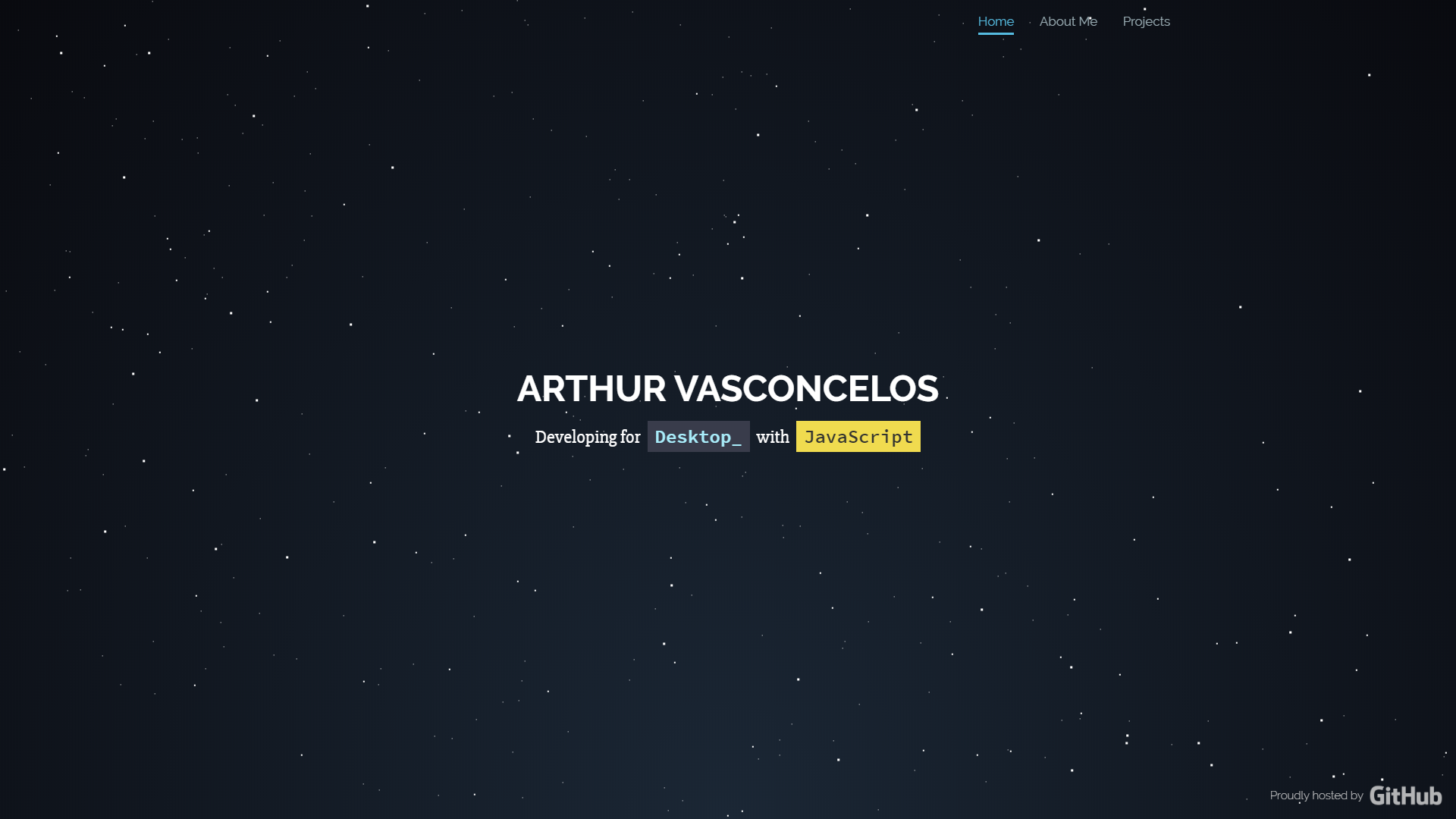 Arthur Vasconcelos Website