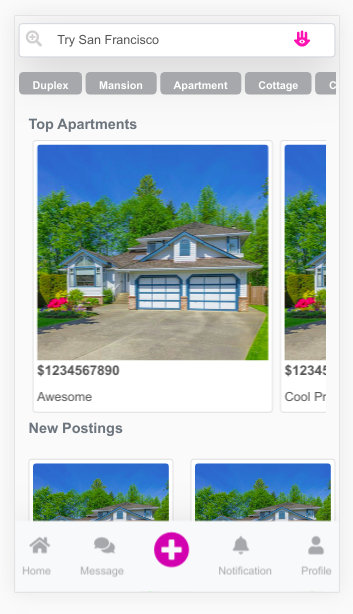 A real Estate Mobile Application