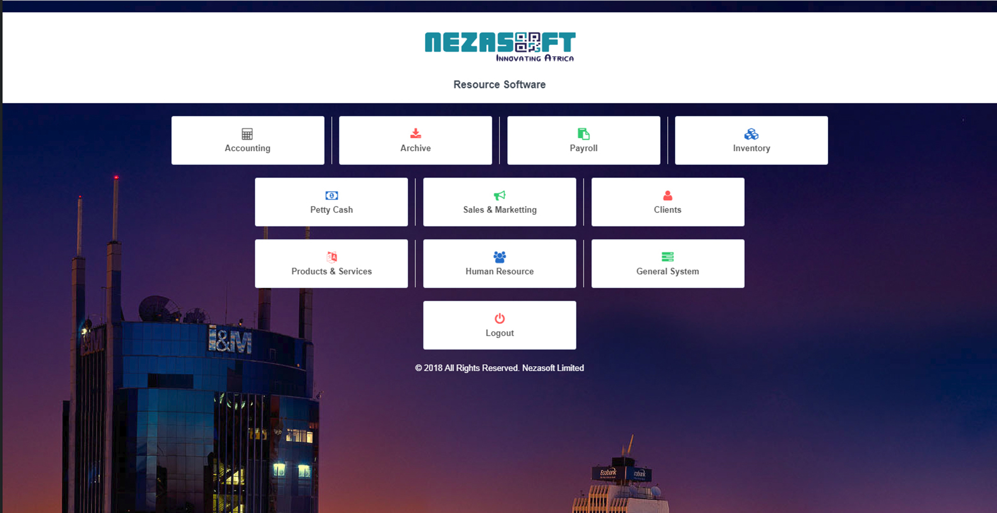Nezasoft ERP Application