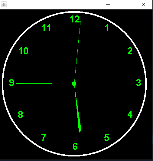 Analog Live Clock