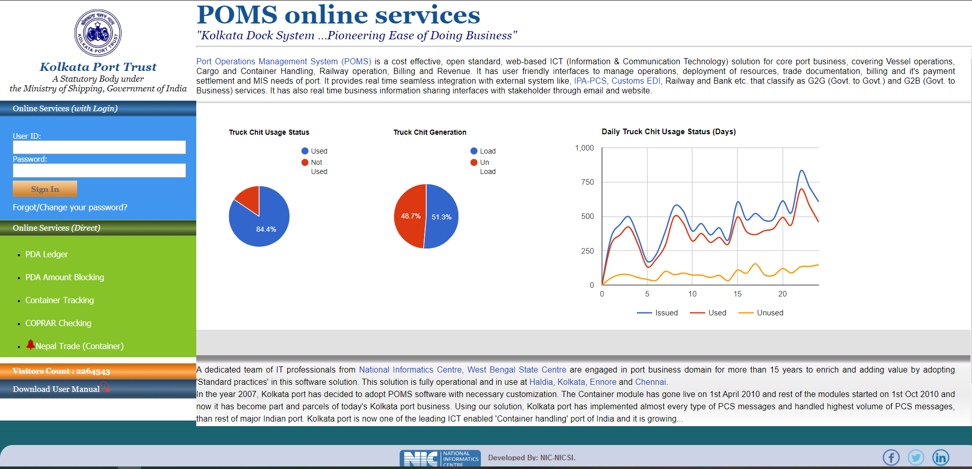 POMS Online Services