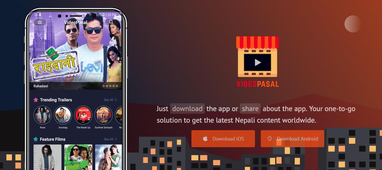 Videopasal(movie rent app)
