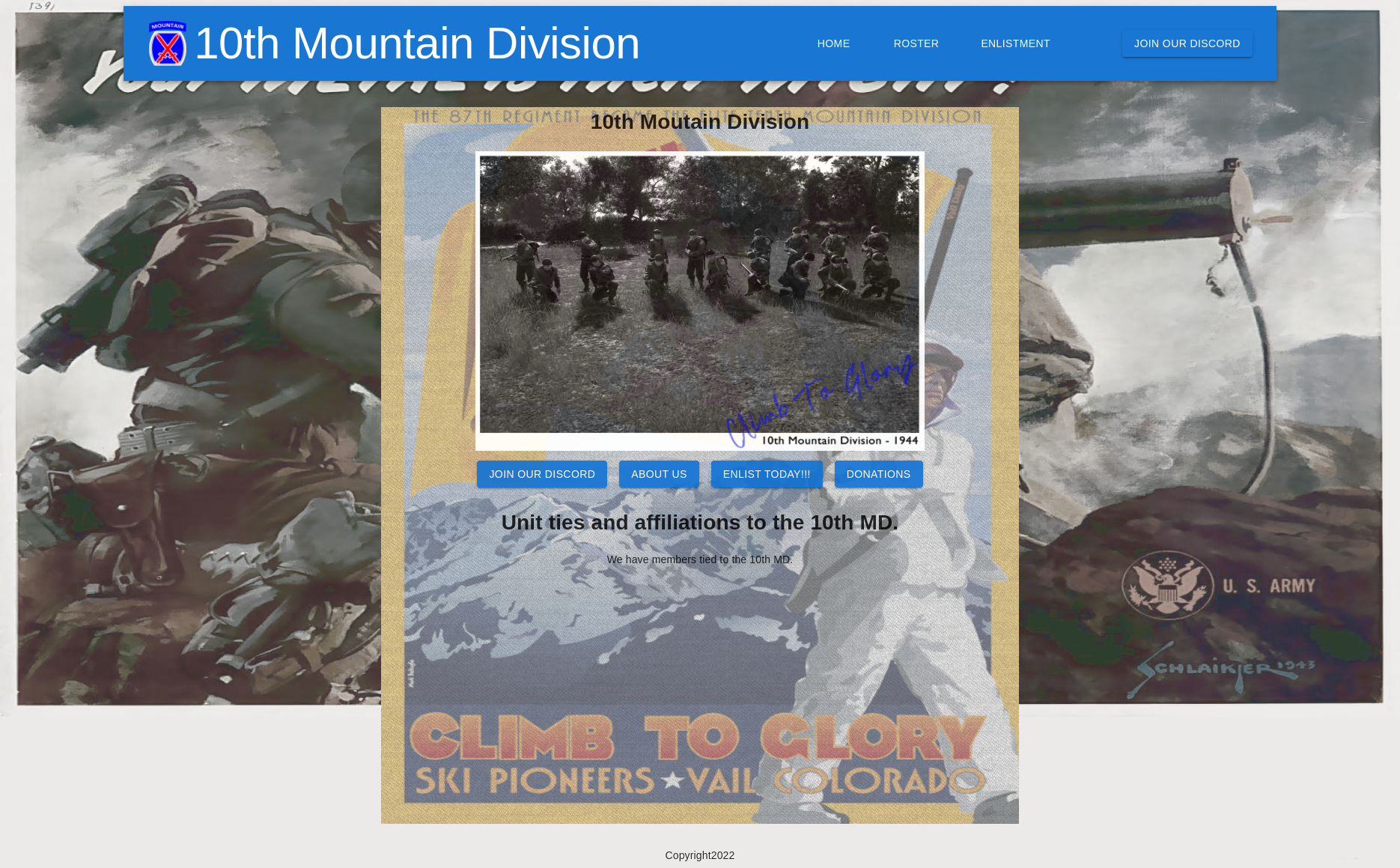 The 10th Mountain Division Gaming Community
