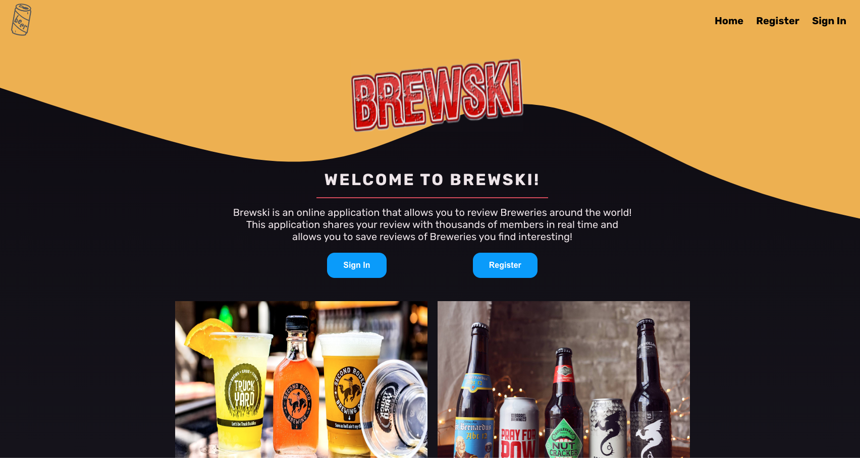 Brewski Brewery Reviews Application