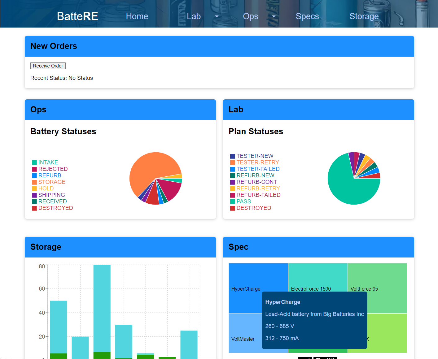  BattRE Factory Simulation